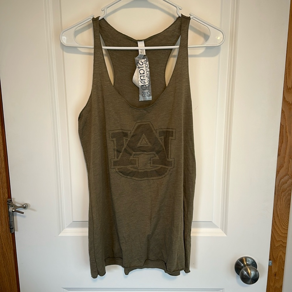 Auburn Tigers Raw Hem Racerback Tank